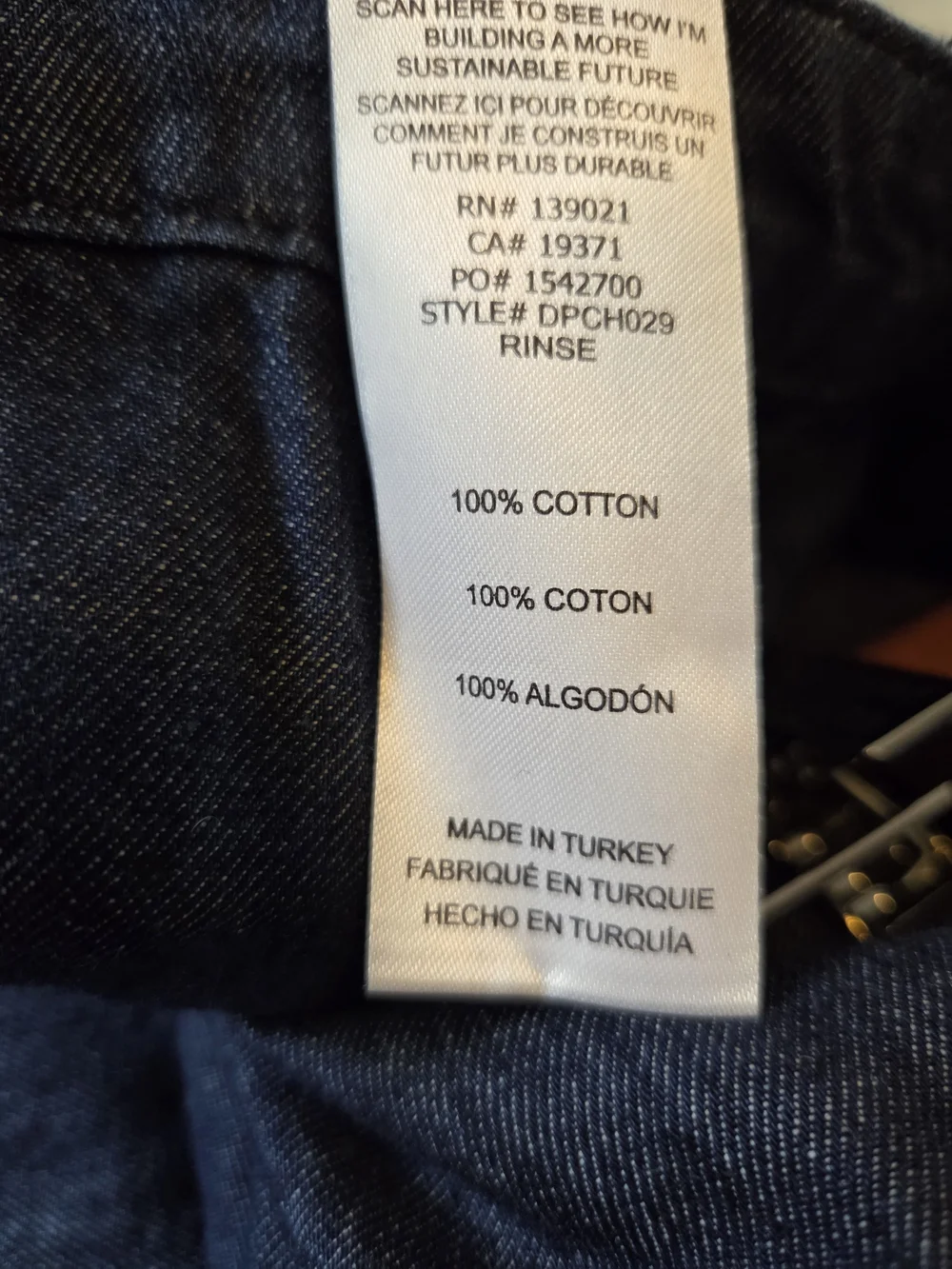 Women's Dark Blue Wide Leg Trouser Jeans - Frame Denim